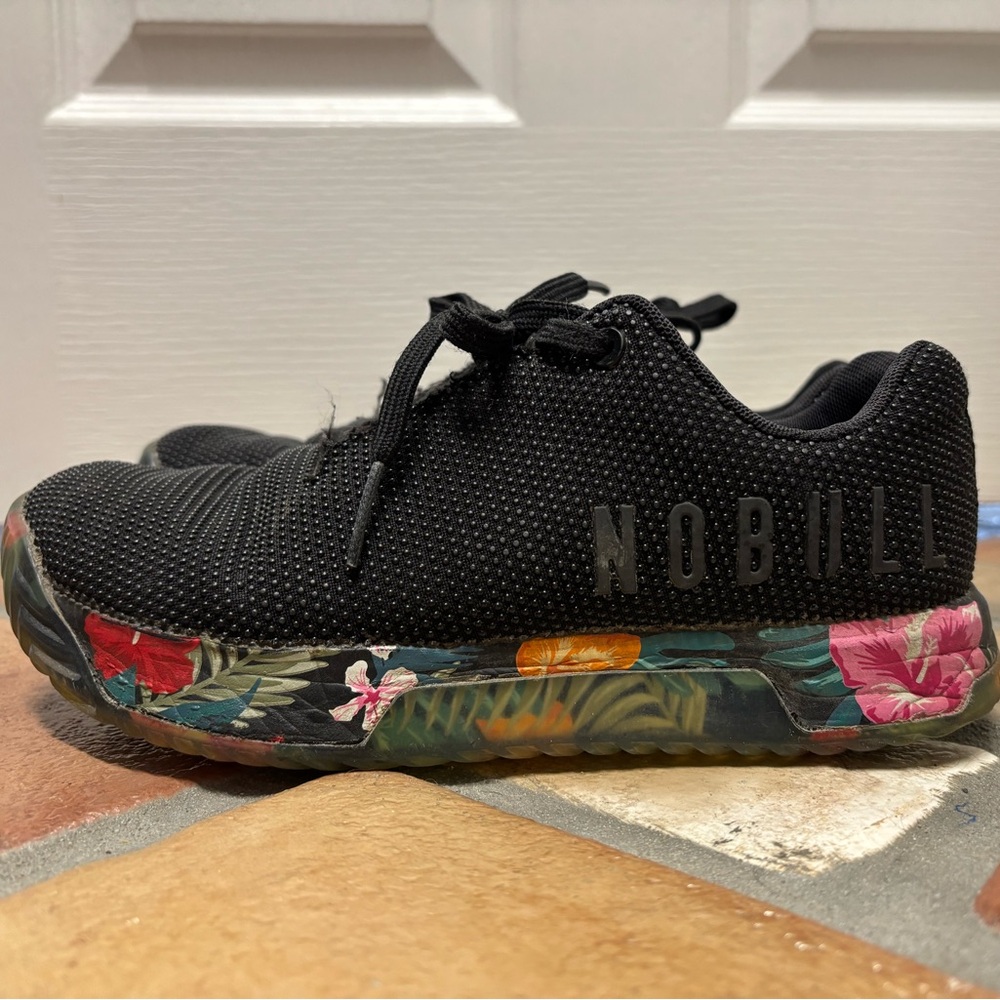 NOBULL Black Floral Athletic Shoes